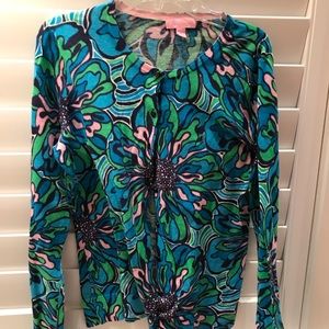 Lilly Pulitzer button down sweater